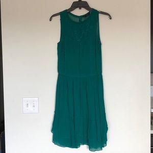 Green Zara dress